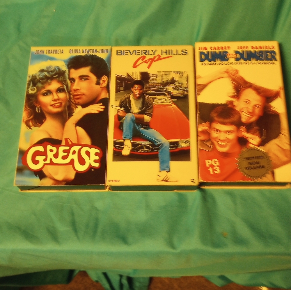 3 Classic VHS Tapes
